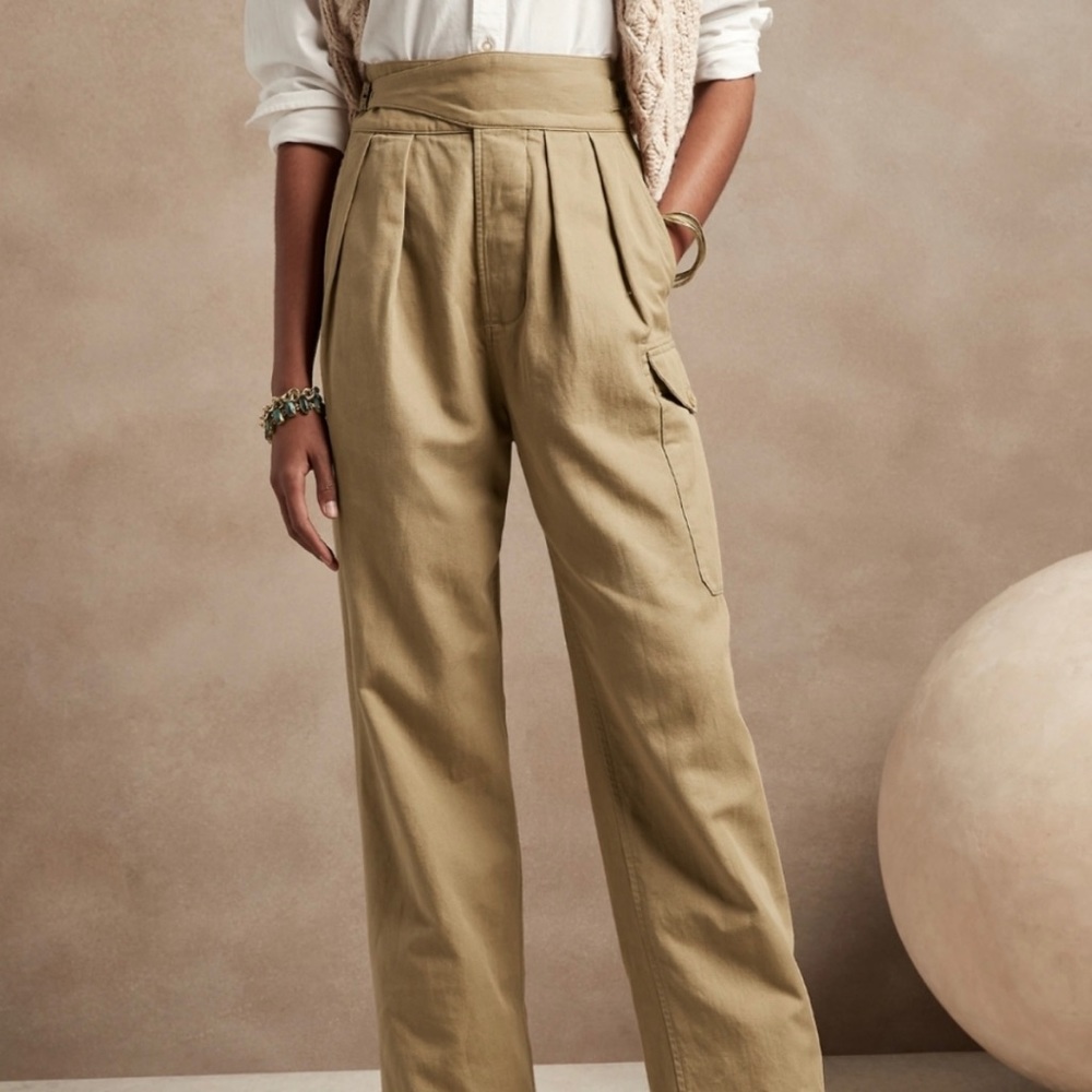 BANANA REPUBLIC Utilitarian Khaki HERITAGE EXPLORER PANTS 6